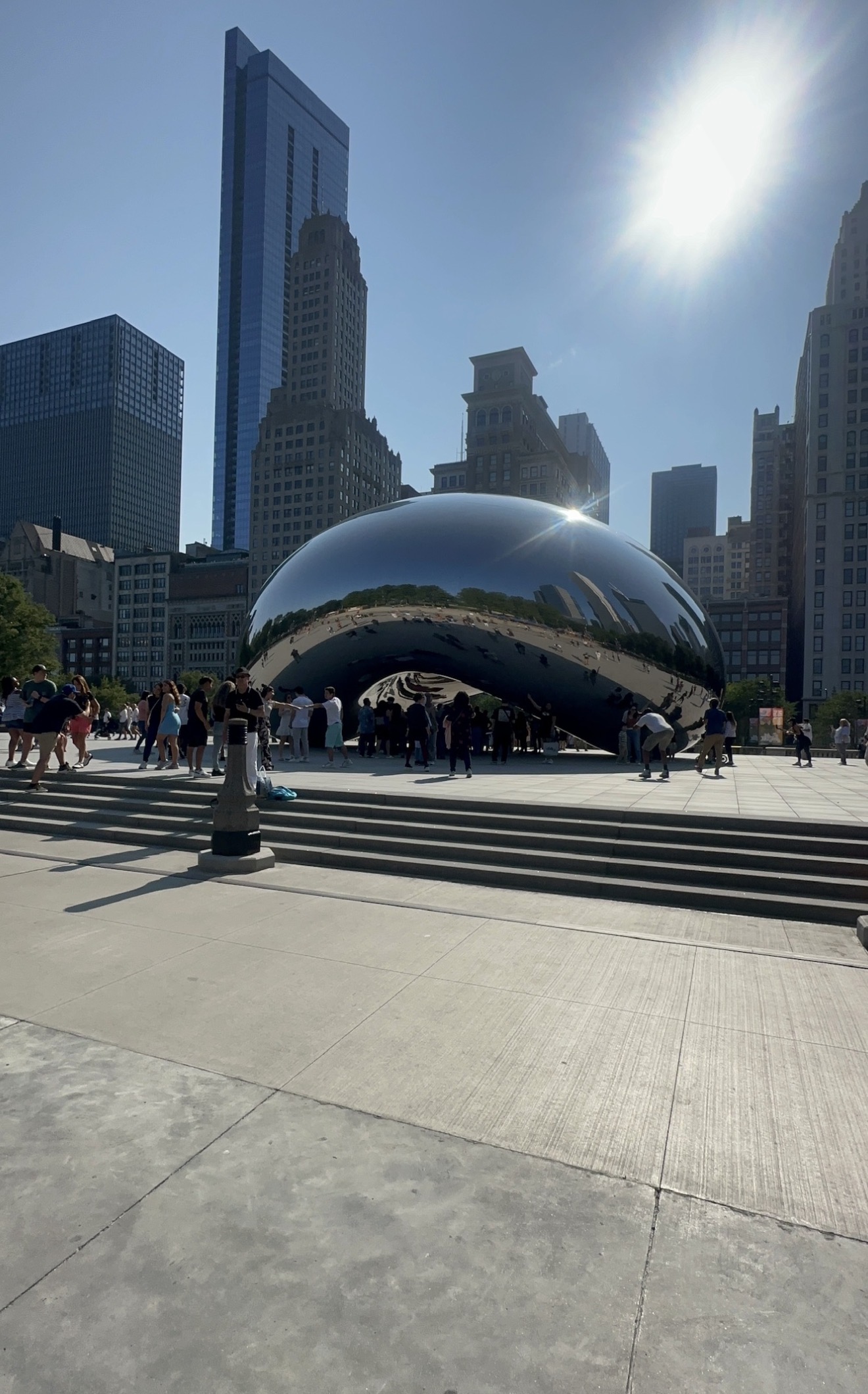 A visit to the Bean in Chicago.