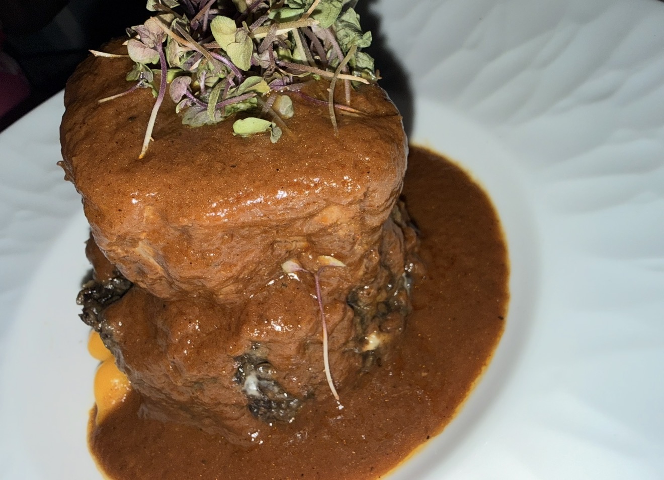 A dish from my visit to JW Marriott in St. Maarten.